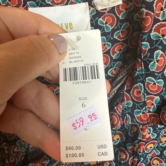 Floral print blouse by Anthropologie - Picture 9 of 10